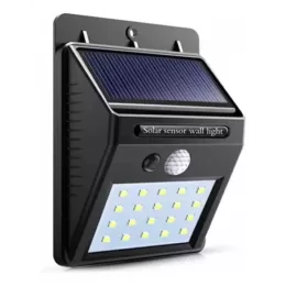 Luminária Tipo Arandela Solar Parede Led Sensor de Movimento