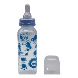 Mamadeira Reta Cristal 240Ml C/Desenho